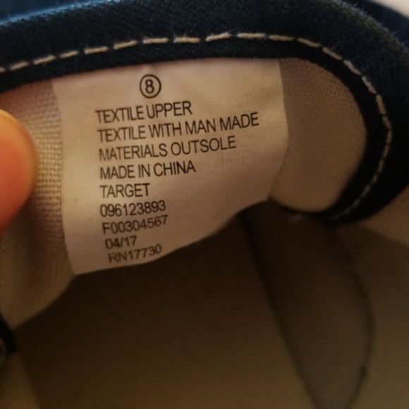 Navy blue corduroy shoes - Picture 6 of 6